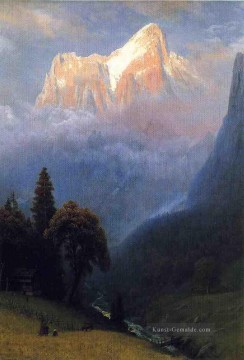 Albert Bierstadt Werke - Sturm Unter den Alpen Albert Bier